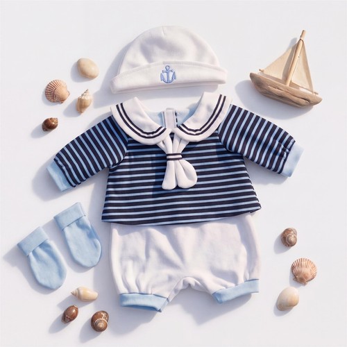 Baby boy doll clothes blue - baby,