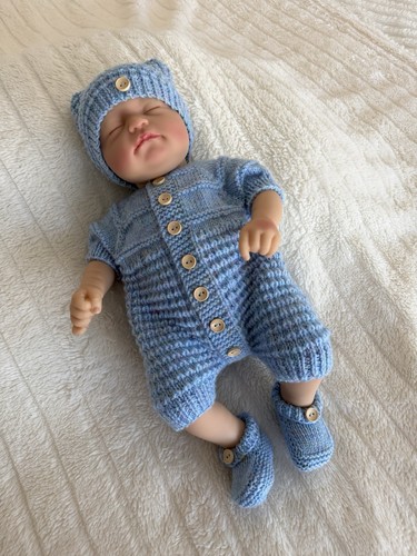 Reborn baby doll blue - blue, 3