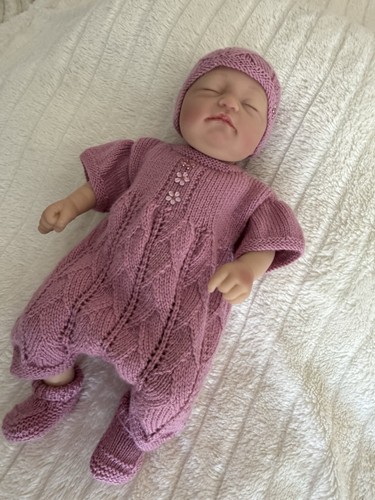 Handknitted deep pink - deep,