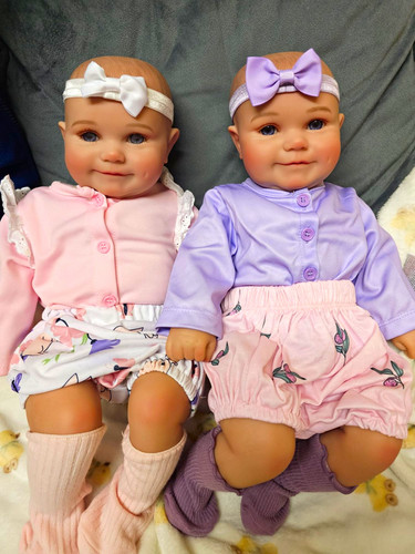 Adorable twin baby girls - adorable,