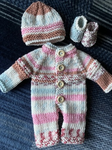 Hand knitted dolls clothes fit - knitted,