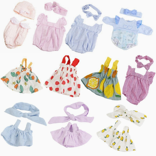 Doll dress vest outfit - doll,