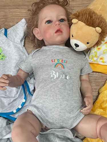 Toddler vinyl reborn doll - , with