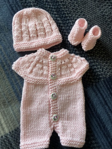 Hand knitted dolls - knitted, clothes
