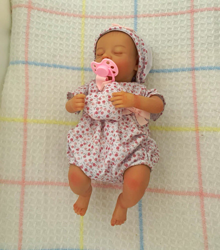 Reborn baby girl doll 33cm - baby,