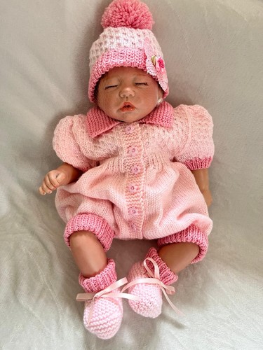 Hand knitted baby girl - hand-knitted,