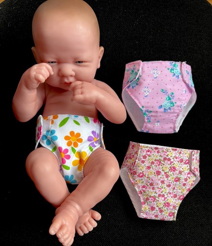 Doll nappies knickers 1st - 3,