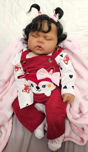 Reborn girl doll - girl, dark