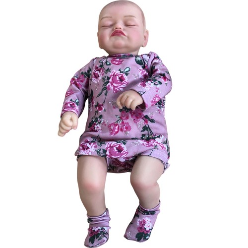 Reborn baby doll with floral - baby,