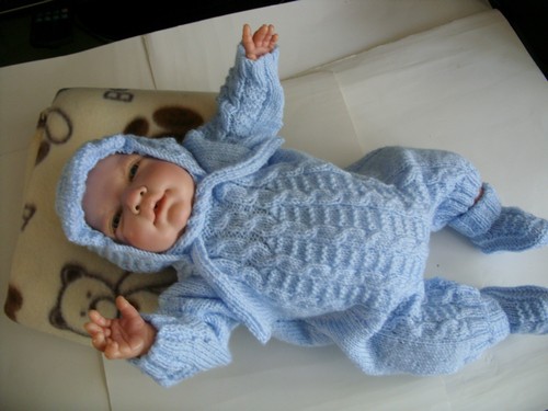 Hand knitted dolls - knitted,