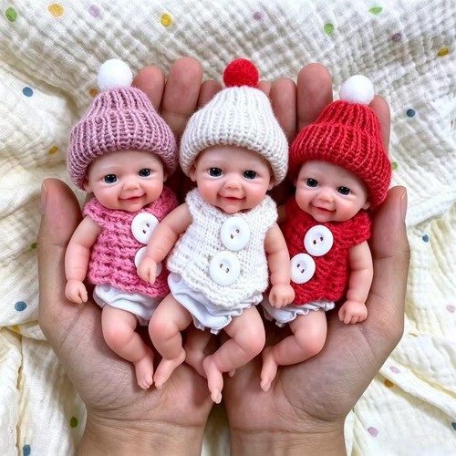 Silicone reborn preemie doll - doll, +