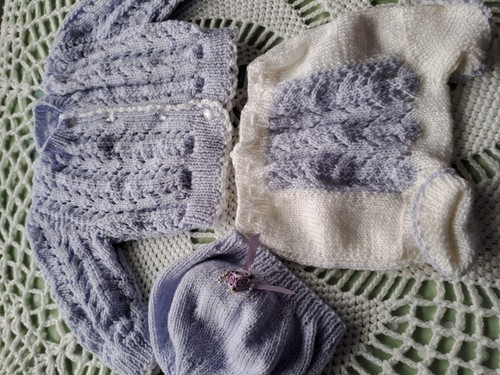 Knitted outfit suitable for - outfit.,