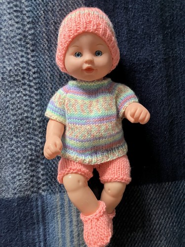 Hand knitted dolls - knitted,